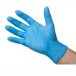 Gant nitrile bleu