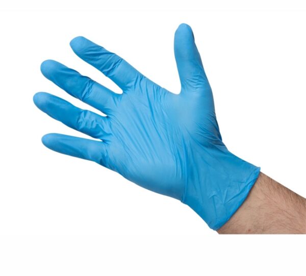 Gant nitrile bleu