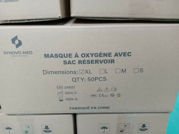 Masques oxygène haute concentration (carton) – Image 4